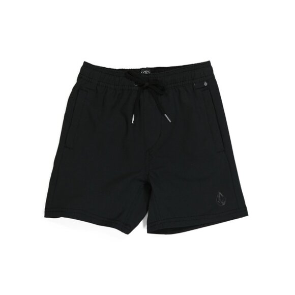 VOLCOM Black Little Boy Hybrid Shorts - Picture 1 of 2